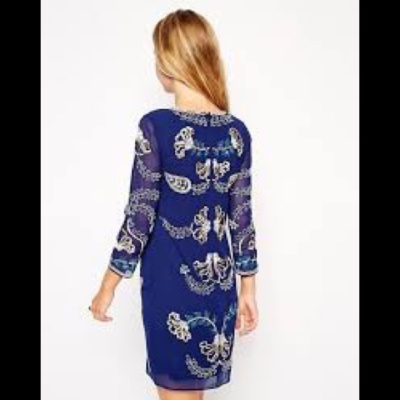 Blue needle and thread dress - Picture 4 of 8